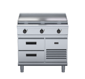 Waldorf 800 Series RNL8609E-RB - 900mm Electric Cooktop Low Back Version – Refrigerated Base