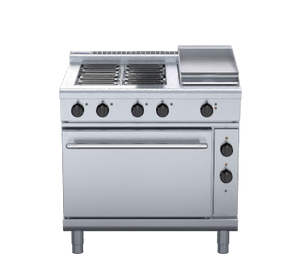 Waldorf 800 Series RNL8613EC - 900mm Electric Range Convection Oven Low Back Version