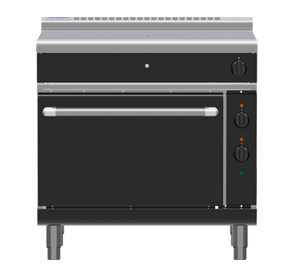 Waldorf Bold RNLB8110GE - 900mm Gas Target Top Electric Static Oven Range