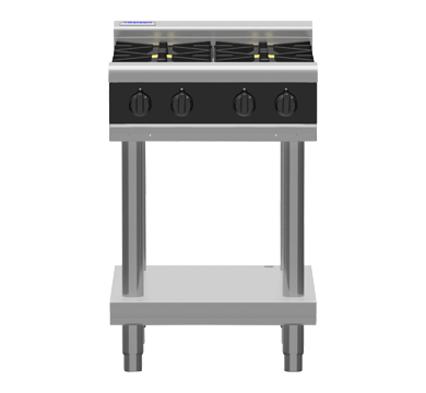 Waldorf Bold RNB8400G-LS - 600mm Gas Cooktop - Leg Stand