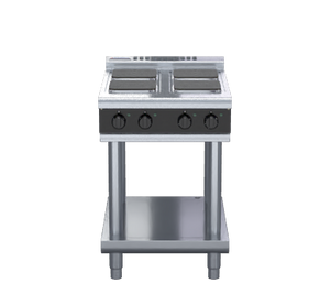 Waldorf Bold RNLB8400SE-LS - 600mm Electric Cooktop Sealed Hobs Low Back Version - Leg Stand