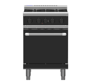 Waldorf Bold RNLB8413G - 600mm Gas Range Static Oven Low Back Version