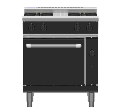 Waldorf Bold RNLB8513G - 750mm Gas Range Static Oven Low Back Version