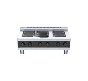 Waldorf Bold RNLB8600E-B - 900mm Electric Cooktop Low Back Version - Bench Model