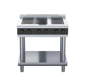 Waldorf Bold RNLB8600E-LS - 900mm Electric Cooktop Low Back Version - Leg Stand