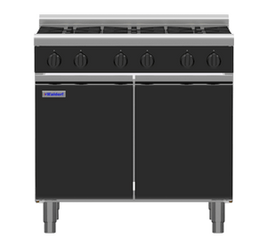 Waldorf Bold RNLB8606G-CD - 900mm Gas Cooktop Low Back Version - Cabinet Base