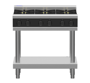 Waldorf Bold RNLB8606G-LS - 900mm Gas Cooktop Low Back Version - Leg Stand