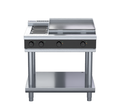 Waldorf Bold RNLB8606E-LS - 900mm Electric Cooktop Low Back Version - Leg Stand