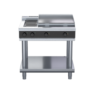 Waldorf Bold RNLB8606E-LS - 900mm Electric Cooktop Low Back Version - Leg Stand