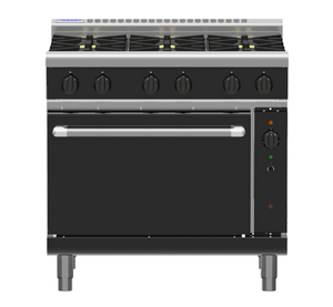 Waldorf Bold RNLB8616GC - 900mm Gas Range Convection Oven Low Back Version