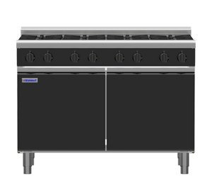 Waldorf Bold RNLB8800G-CD - 1200mm Gas Cooktop Low Back Version - Cabinet Base