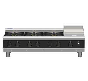 Waldorf Bold RNLB8809G-B - 1200mm Gas Cooktop Low Back Version - Bench Model