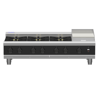 Waldorf Bold RNB8809G-B - 1200mm Gas Cooktop - Bench Model