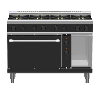 Waldorf Bold RNLB8816GE - 1200mm Gas Range Electric Static Oven Low Back Version