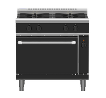 Waldorf Bold RNLB8910GEC - 900mm Gas Range Electric Convection Oven Low Back Version
