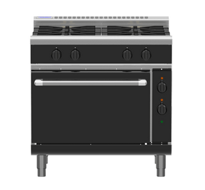 Waldorf Bold RNB8910GE - 900mm Gas Range Electric Static Oven