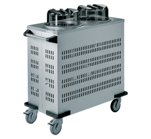 Rieber RRV-L2-190-320 - 44kgs Mobile Tubular Dispenser (Round) - No Heating with vents