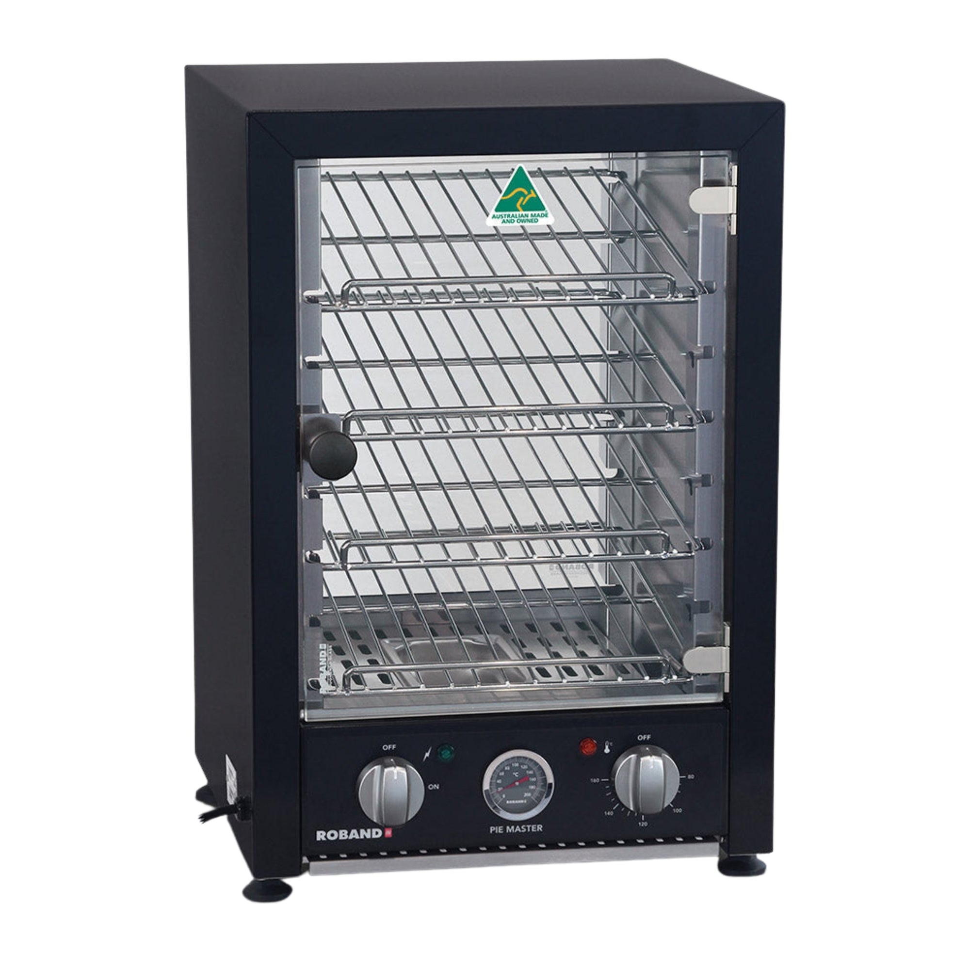 Roband Black Pie Master Pie & Food Warmer - 25 Pies - RB-PMB25L - Main Image
