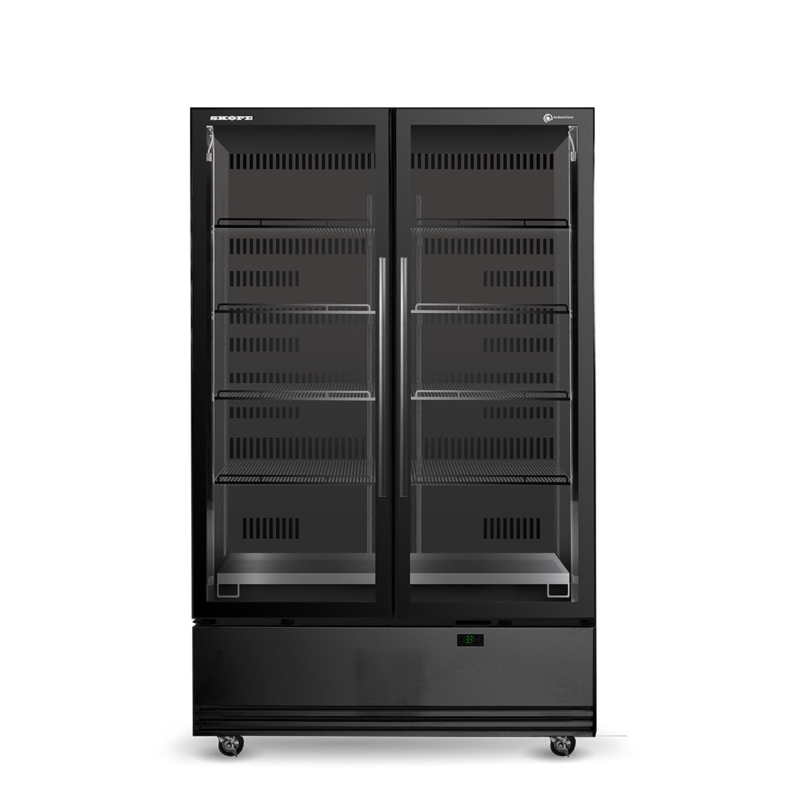 Skope 2 Glass Door Display or Storage Fridge 1079L - SKB1200N-A