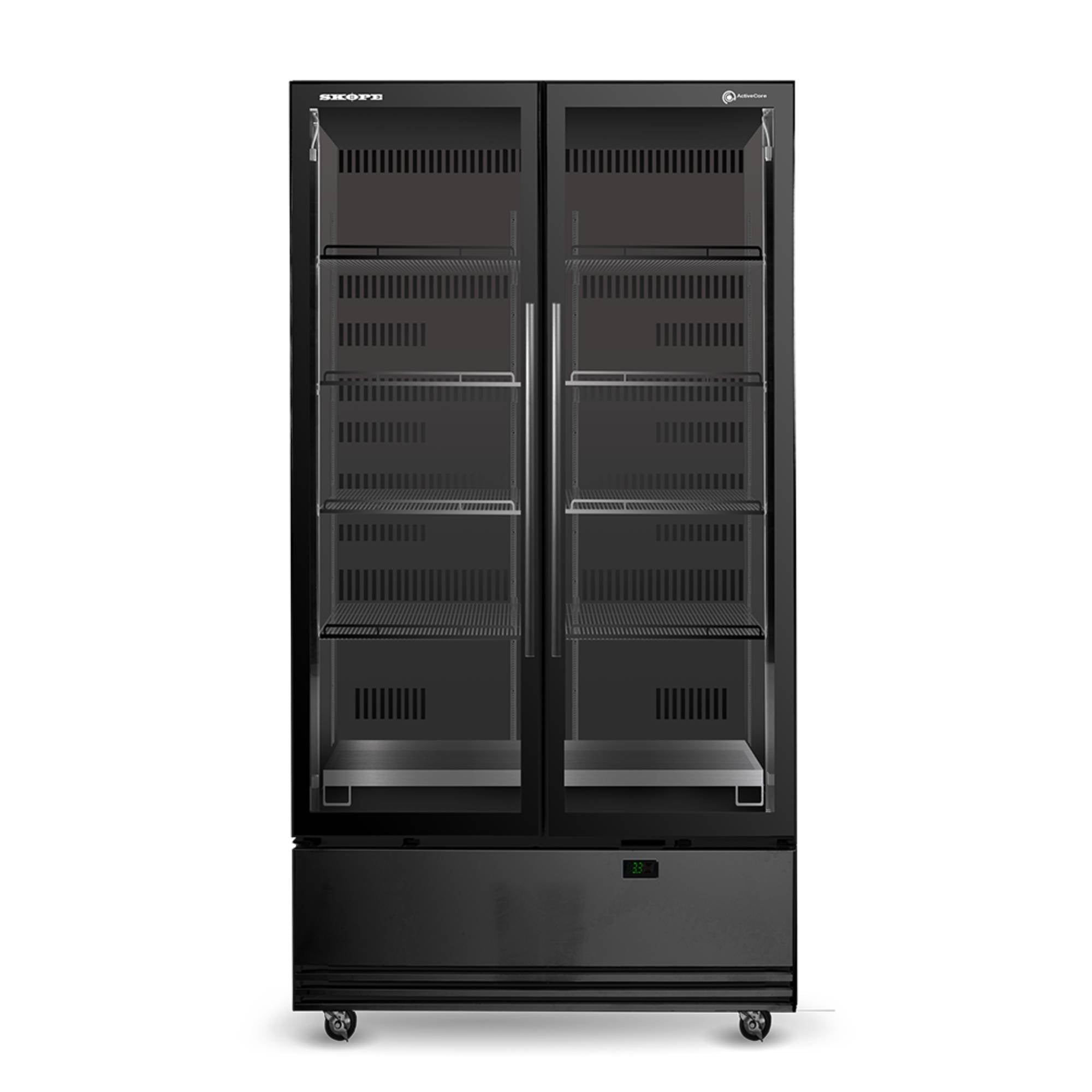 Skope 2 Glass Door Display or Storage Fridge - SKB900N-A