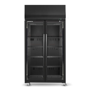 Skope SKFT1000N-A 2 Glass Door Upright Display or Storage Freezer