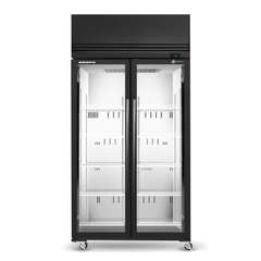 Skope SKFT1000N-A 2 Glass Door Upright Display or Storage Freezer