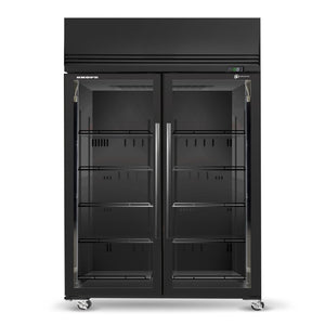 Skope SKFT1300N-A 2 Glass Door Upright Display or Storage Freezer