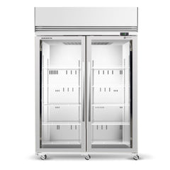 Skope SKFT1300N-A 2 Glass Door Upright Display or Storage Freezer
