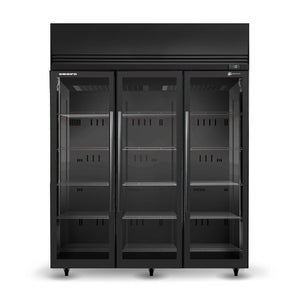 Skope SKFT1500N-A 3 Glass Door Upright Display or Storage Freezer