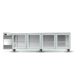 Skope BackBar 4 Glass Swing Door SlimLine Fridge - SL.4.GSW