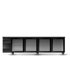 Skope BackBar 4 Glass Swing Door SlimLine Fridge - SL.4.GSW