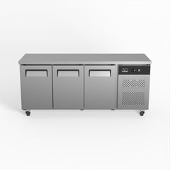 AG Three Door Commercial Worktop / Under Bench Fridge 600mm Depth SLX3100TN