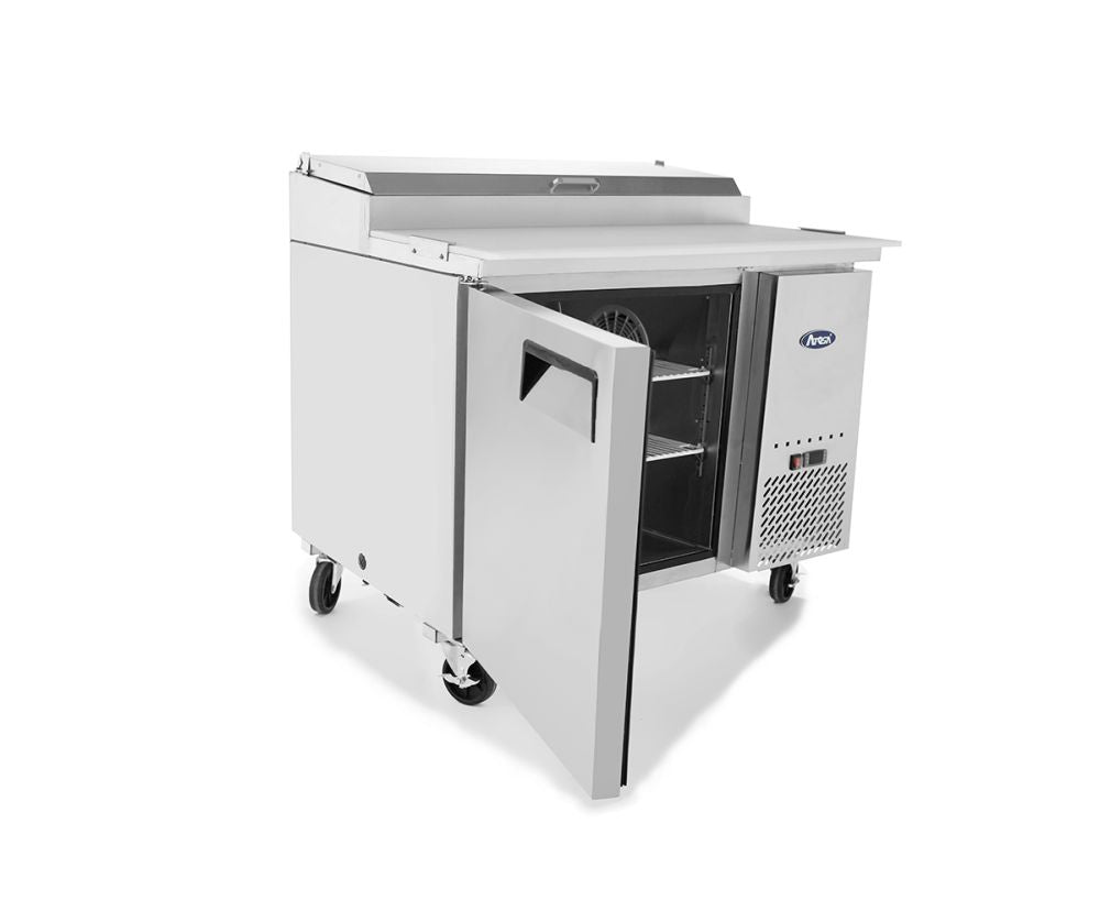 Atosa Single Door Pizza Prep Table Refrigerator MPF8201