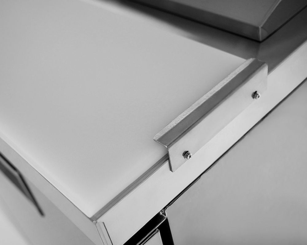 Atosa Double Door Pizza Prep Table Refrigerator MPF8202