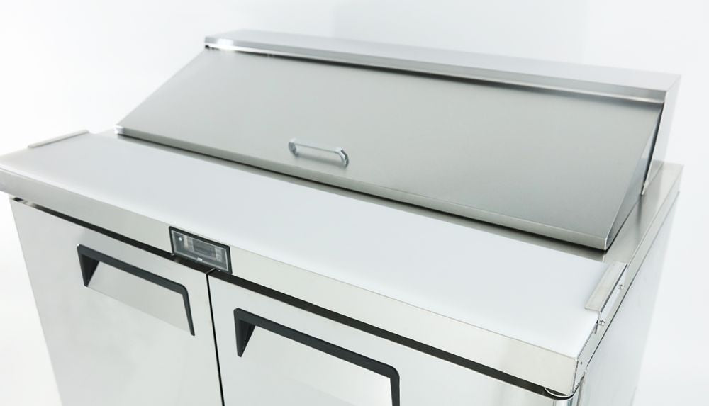 Atosa Double Door Sandwich Prep Table Refrigerator MSF8302