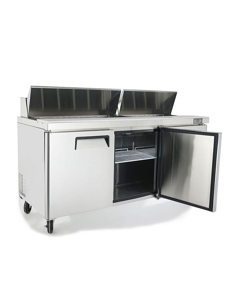 Atosa Three Door Sandwich Prep Table Refrigerator MSF8304