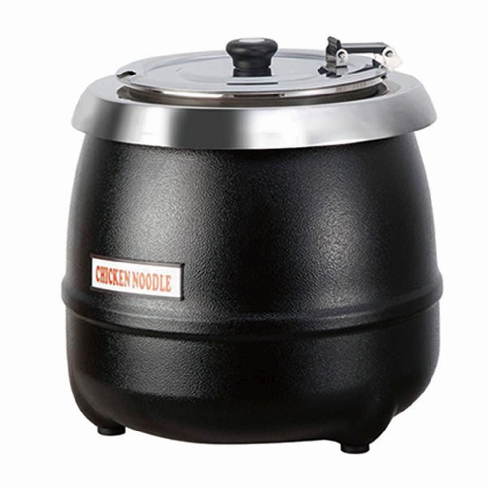 CookRite Electric 10L Black Soup Kettle Food Warmer