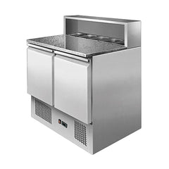 Atosa Two Doors Pizzatable Marble Top Saladette ESL3831