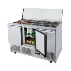 Atosa Three Doors Sliding Lid Saladette ESL3850