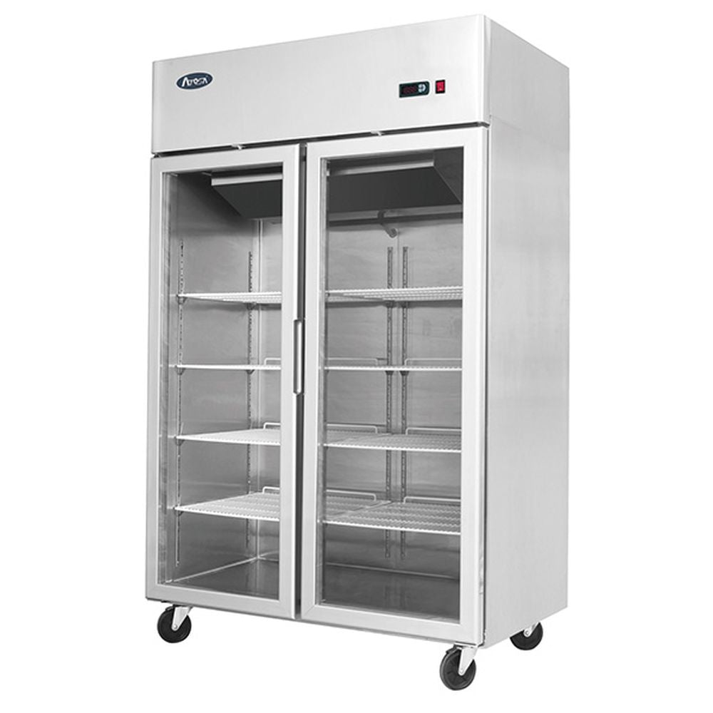 Atosa Top Mounted Double Glass Door Freezer MCF8602