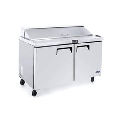 Atosa Double Door Sandwich Prep Table Refrigerator MSF8302