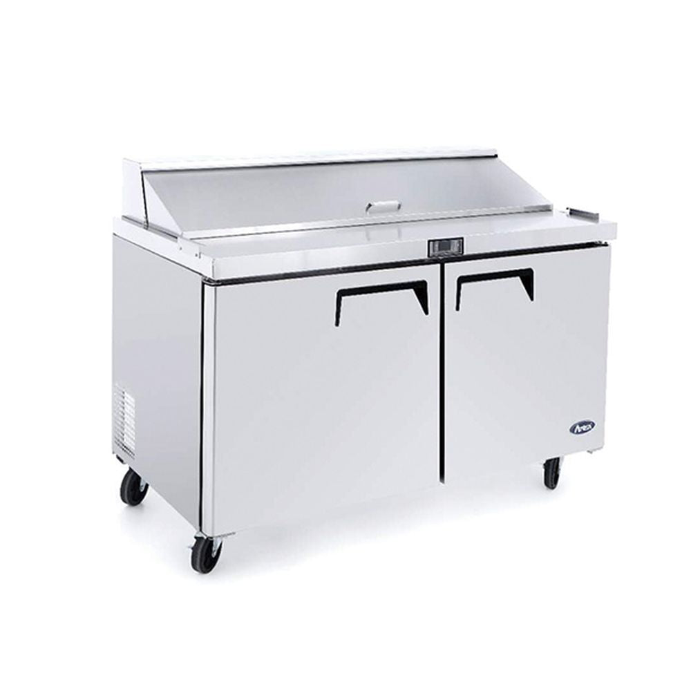 Atosa Double Door Sandwich Prep Table Refrigerator MSF8302