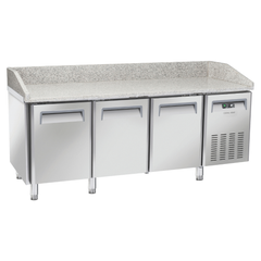 Saltas Marble Top Pizza Fridge 3 Door MPB0030