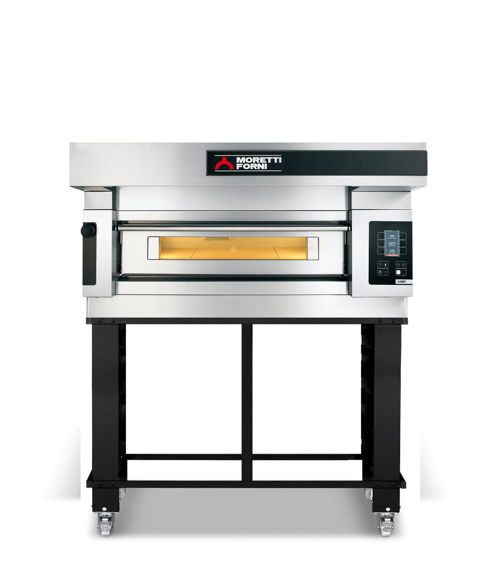 Moretti Forni serieS Single Deck Baking Oven on Stand COMP S140E/1/S