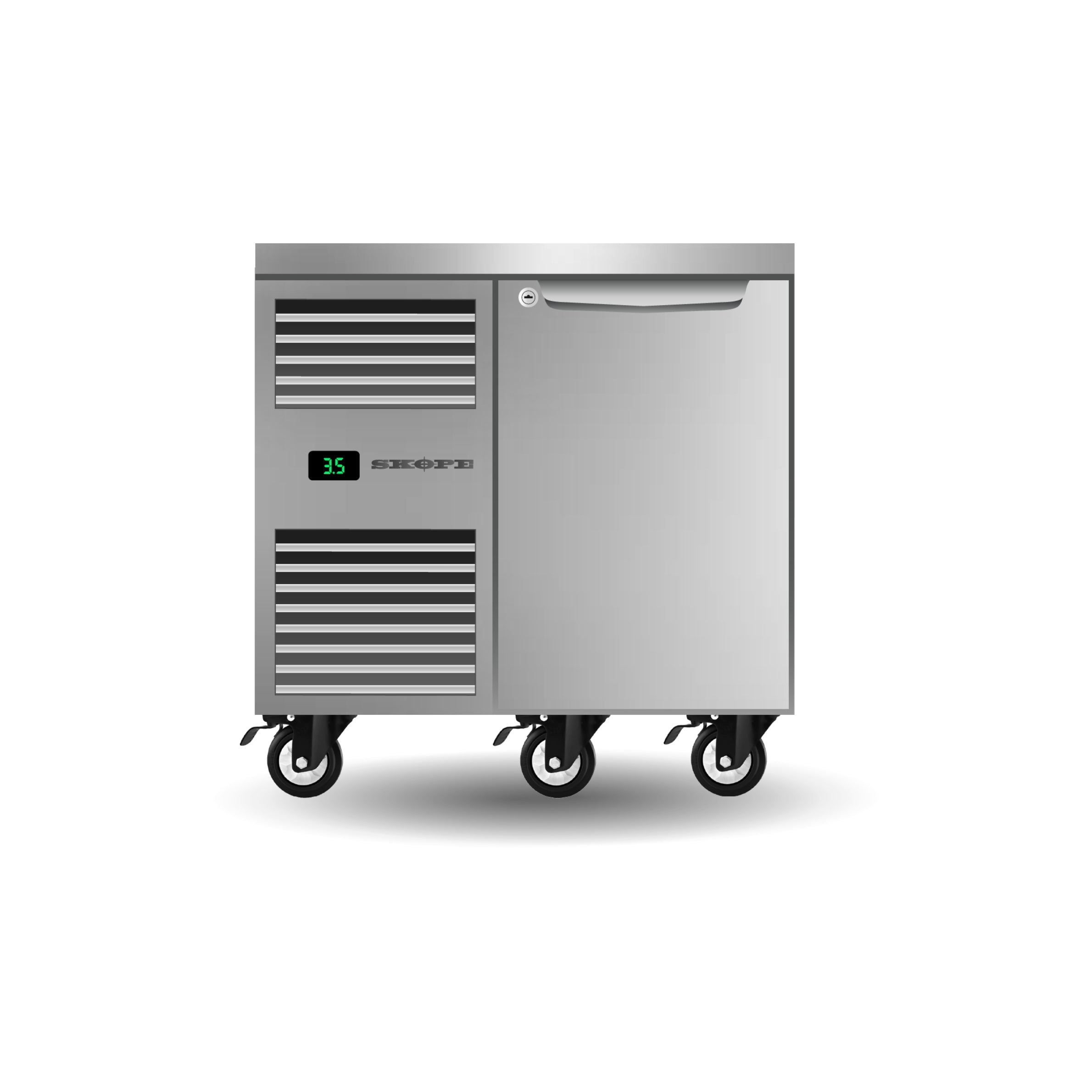 Skope ProSpec One Solid Door Underbench GN 1/1 Fridge