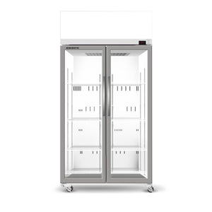 Skope 2 Glass Door Display or Storage Fridge with EZICORE TCE1000N