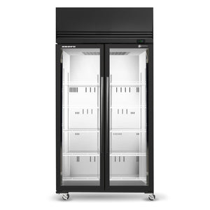 TMF1000N-A 2 1 Glass Door Upright Display or Storage Freezer