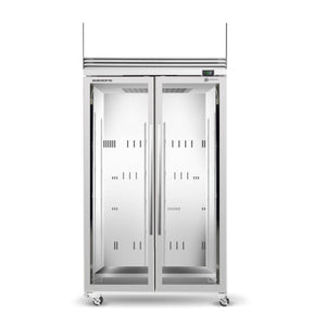 Skope 2 Glass Door Upright Display or Storage Ice Freezer TMF1000N-Ice