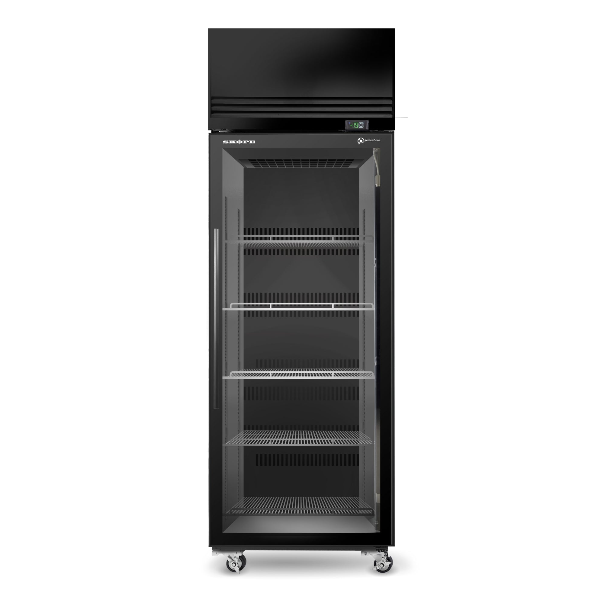 TMF650N-AC 1 Glass Door Display or Storage Freezer, Lit Sign