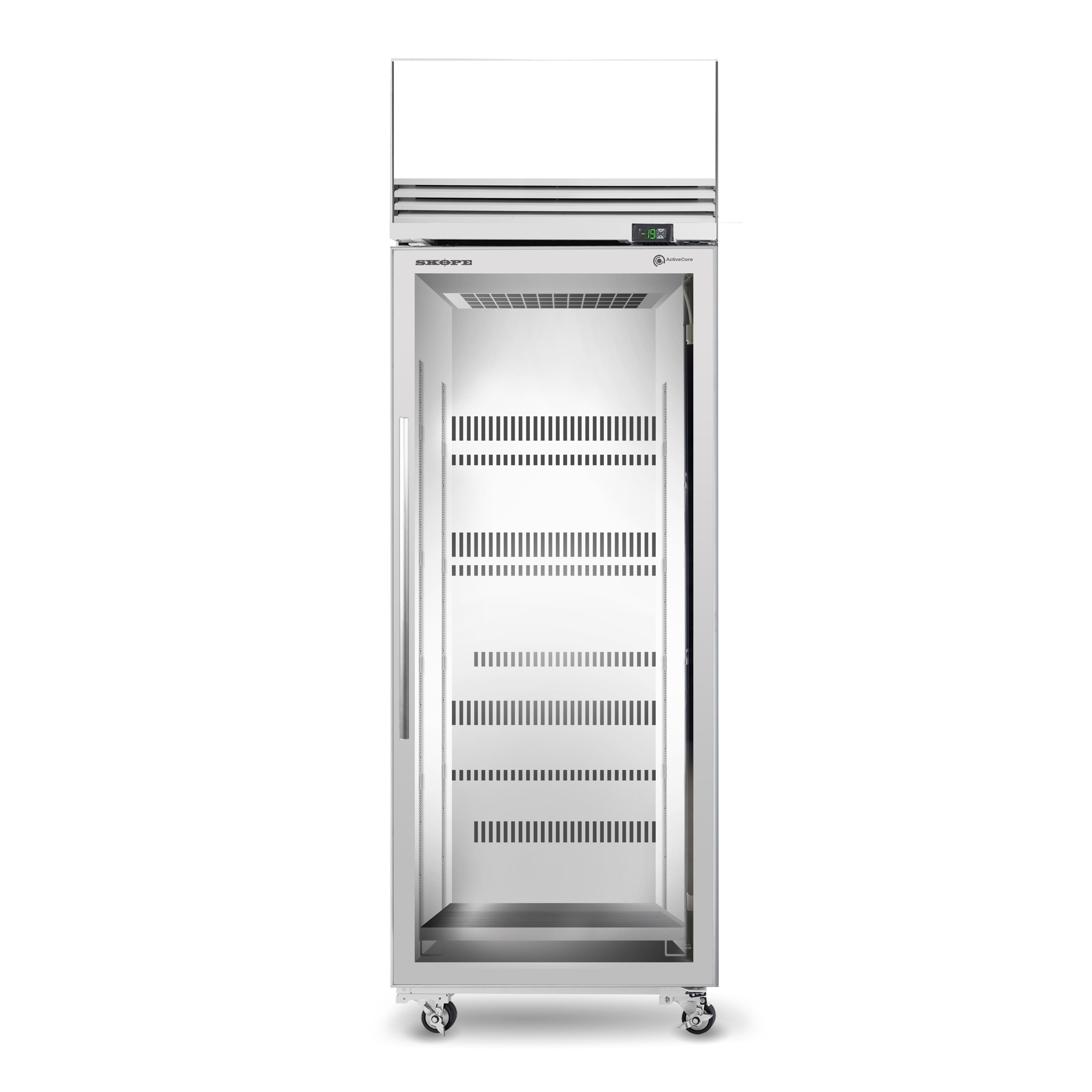 Skope 1 Glass Door Upright Display Ice Storage Freezer TMF650N-Ice